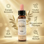 Fleur de Bach Olivier Bio 10 ml Dioter - Flacon verre avec bénéfices bien-être