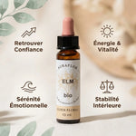 Fleur de Bach Orme bio 10ml - Flacon avec bénéfices confiance, énergie et sérénité émotionnelle