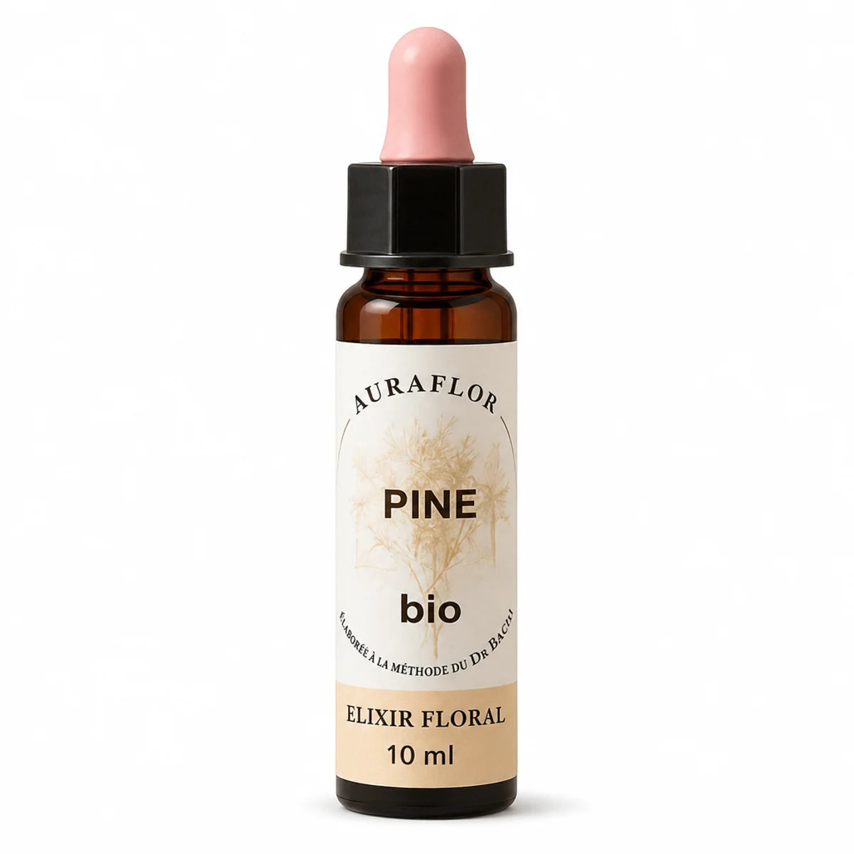 Fleur de Bach Pin Sylvestre bio 10 ml Dioter - Flacon compte-gouttes en verre ambré