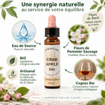 Fleur de Bach Pommier Sauvage Bio 10ml Dioter - Essence florale naturelle en flacon