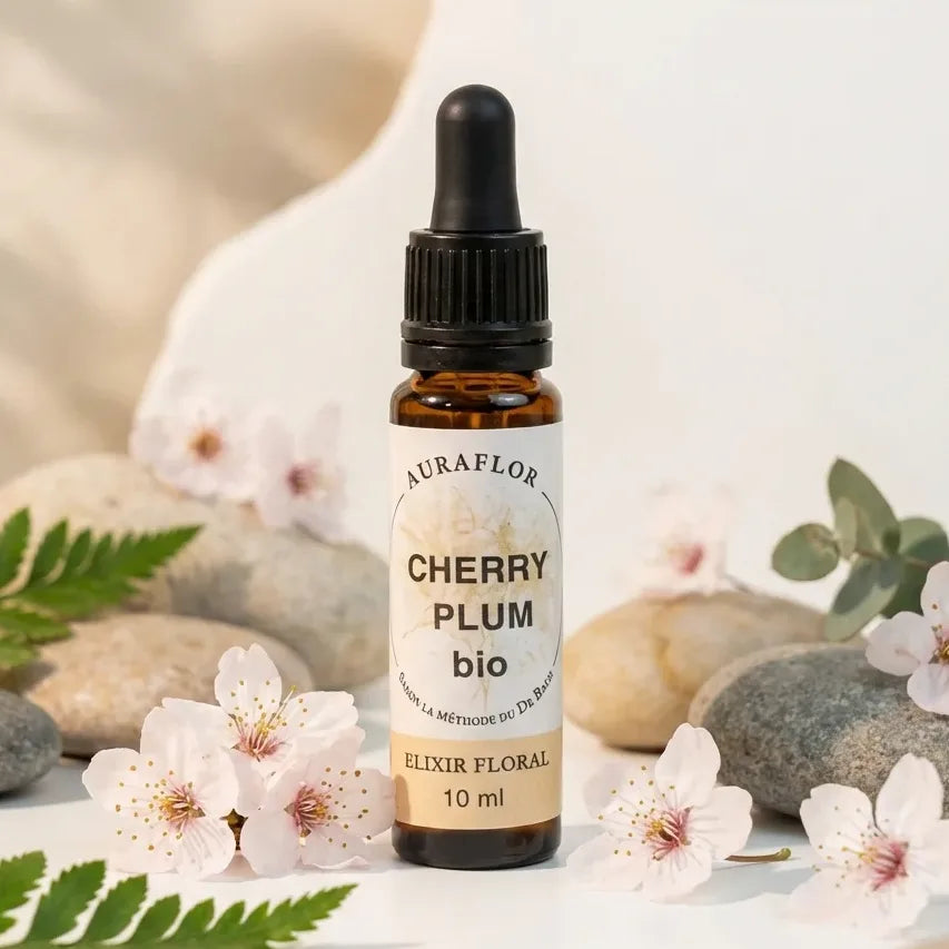 Fleur de Bach Prunus Bio 10ml Dioter avec fleurs de cerisier et éléments wellness naturels