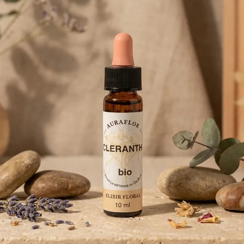 Fleur de Bach Scléranthe Bio 10 ml Dioter bouteille avec pipette ambre