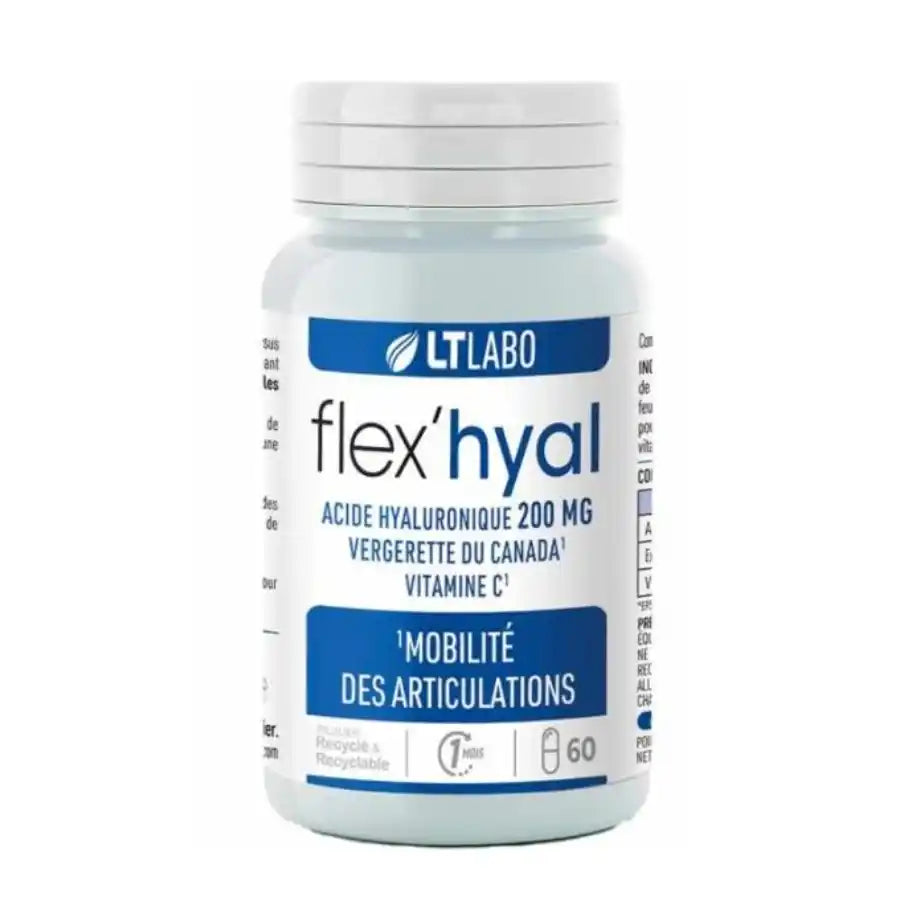 Boîte de 60 gélules flex'hyal de la marque LT Labo