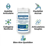 Flexilium 60 gélules LT Labo avec 5 bénéfices : mobilité articulaire, flexibilité, collagène renforcé