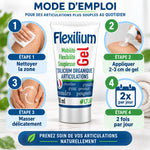 Flexilium Gel 150ml - Guide d'application en 4 étapes pour soulager les articulations