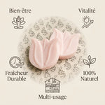 Fondant Parfumé Tulipe HomeBreeze 15g avec bénéfices bien-être, naturel et multi-usage
