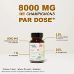 Dosage du Reishi de la marque French Mush