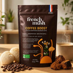 Coffee Boost French Mush, super café aux champignons adaptogènes 20 doses