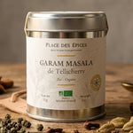 Garam Masala Bio Tellicherry 50g Place des épices avec épices entières