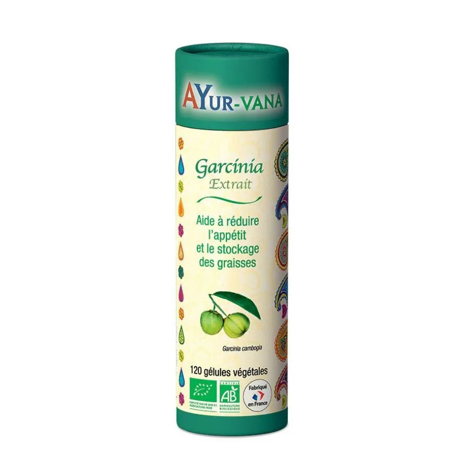 Garcinia - Coupe-Faim et Brûle-Graisse - 120 gélules - Ayur-Vana