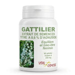 Gattilier 250mg Vital Osmose, flacon de 60 gélules sur fond blanc