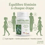 Gattilier 250mg Vital Osmose - équilibre hormonal féminin, cycle régulier et confort prémenstruel