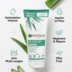 Gel Aloe Vera Bio 200ml Centifolia avec bénéfices hydratation et réparation cutanée