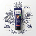 Gel de rasage transparent BLONDÉPIL avec ingrédients naturels - tube bleu et ingrédients botaniques