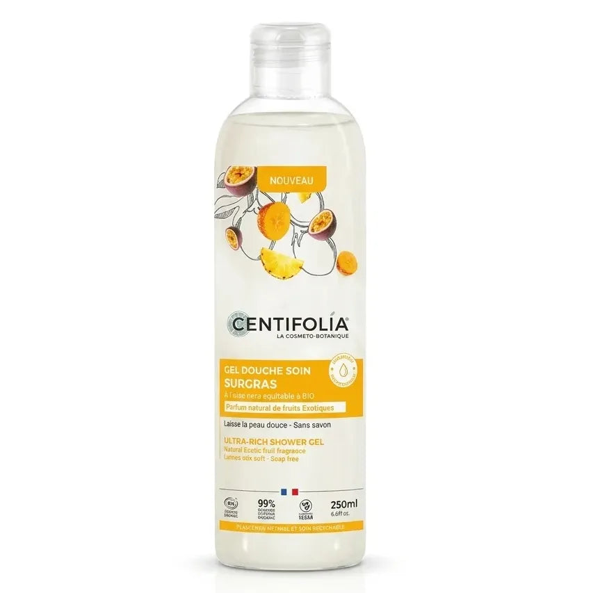 Gel douche soin Fruits exotiques Centifolia 250ml - Flacon surgras nouveau