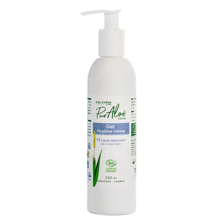 Gel hygiène intime certifié bio 250ml pur aloé
