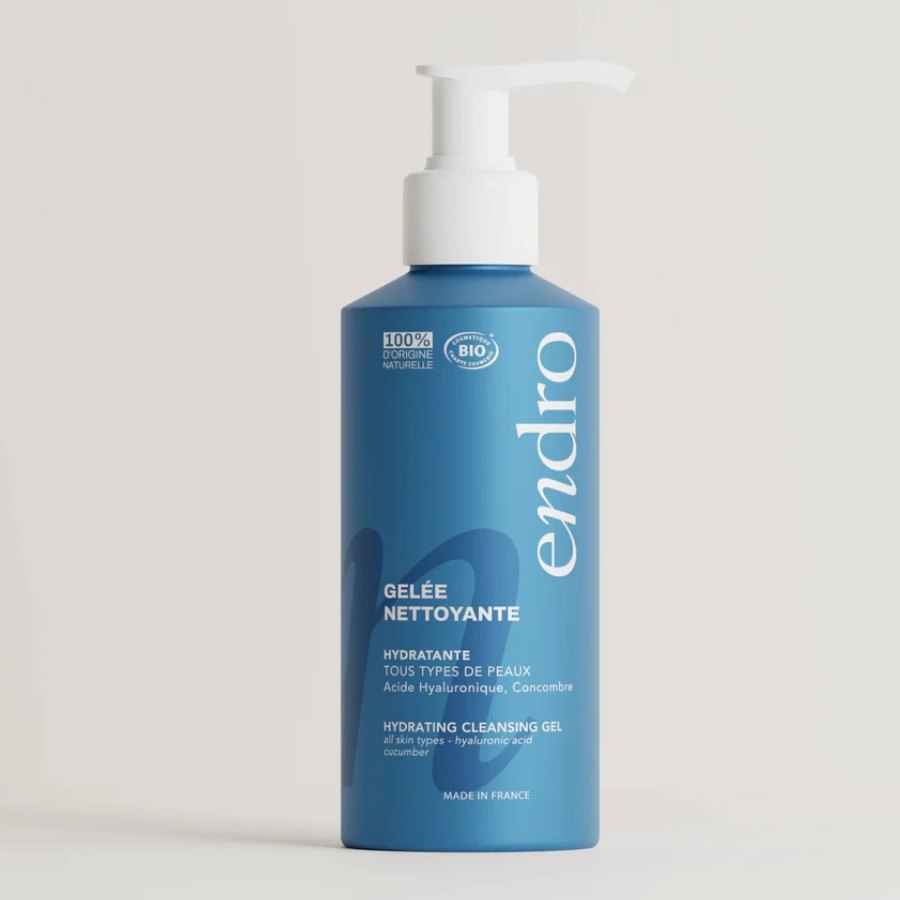 Un flacon pompe de 150ml de Gel Nettoyant Hydratant visage Endro