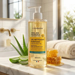 Gel nettoyant Manuka miel IAA15+ 200ml CicaManuka sur marbre avec aloe vera