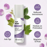 Gel raffermissant poitrine Top Bust Labophyto avec ses 4 bénéfices naturels : raffermissement, hydratation, régénération et anti-âge