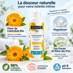 Gel toilette intime Bio Coslys 250ml avec calendula, magnésium et certifications naturelles
