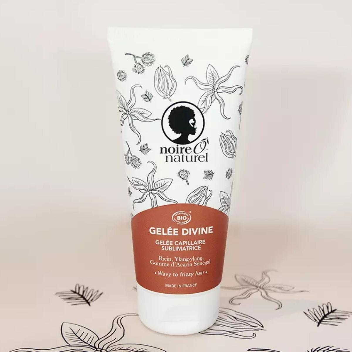 un tube de gelée divine de la marque noire o naturel