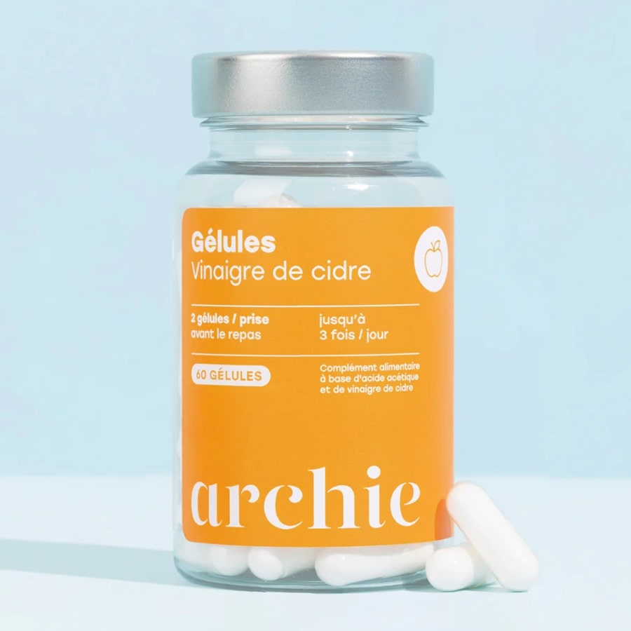Une boite de 60 Gélules de Vinaigre de cidre (origine France) Archie