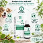 Gem-02 AnimaGEM soutien respiratoire 15ml avec bourgeons bio certifiés pour chiens actifs