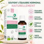 Gem-0V AnimaGEM 15ml pour équilibre hormonal et cycles réguliers - formule bio certifiée naturelle
