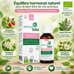 Gem-0V flacon 15ml équilibre hormonal AnimaGEM avec ingrédients botaniques certificat bio