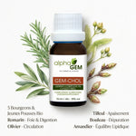 Gem-Chol 06 Bio 15ml Alphagem avec ingrédients bio : romarin, olivier, tilleul, bouleau, amandier