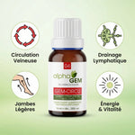 Gem-Circu 04 Bio 15ml Alphagem - Circulation veineuse, jambes légères et drainage lymphatique