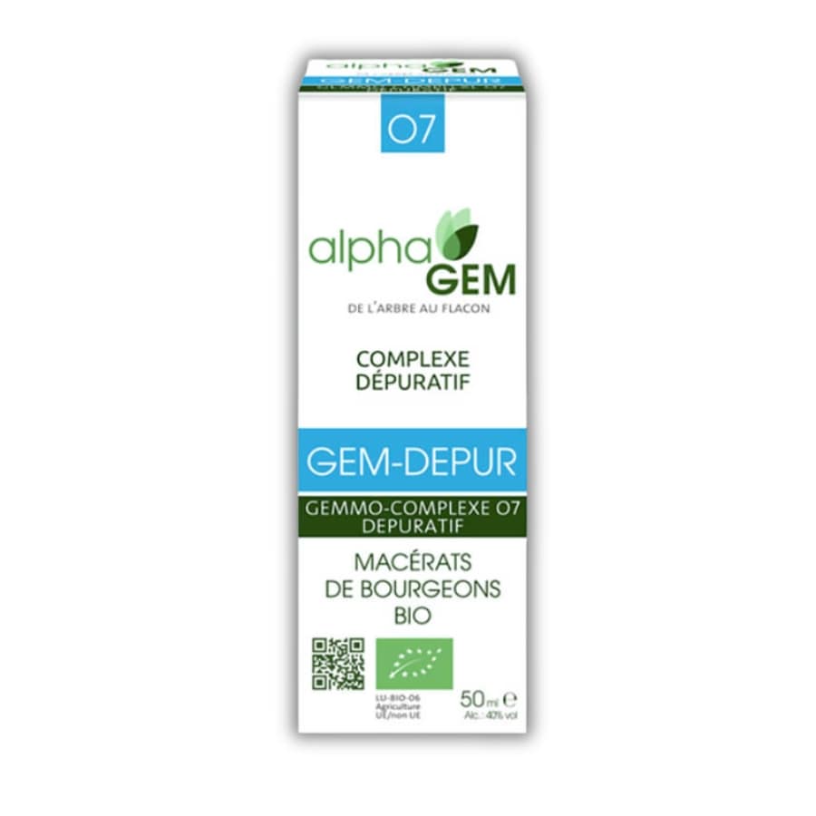 L'emballage carton du complexe gem depur Alphagem
