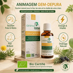 Gem-Depura AnimaGEM détox foie 15ml avec bénéfices wellness et certification bio pour chiens