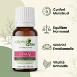 Gem-Femme 21 Bio 15ml Alphagem avec bénéfices confort menstruel et équilibre hormonal