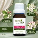 Gem-Femme 21 Bio 15ml Alphagem avec bourgeons de framboisier, aubépine et pommier