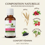 Gem-Femme 21 Bio 50ml Alphagem avec ingrédients botaniques naturels et bourgeons biologiques