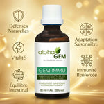 Gem-Immu 09 Bio 50ml Alphagem - Flacon immunité avec bénéfices défenses naturelles et vitalité