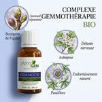 Gem-Nocte 11 Bio 15ml - Flacon gemmothérapie bio pour sommeil avec figuier, aubépine et passiflore