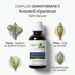 Gem-Nocte 11 Bio 50ml - Complexe gemmothérapie naturel pour sommeil réparateur Alphagem
