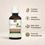 Gem-Prest 14 Bio 50ml Alphagem - Flacon bien-être prostatique et confort urinaire formule naturelle