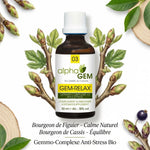 Gem-Relax 03 Bio 50ml - Complément gemmothérapie anti-stress à base de bourgeons biologiques