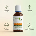 Gem-Tonic 16 Bio 15ml - Flacon avec icônes énergie, vitalité, tonique et anti-fatigue