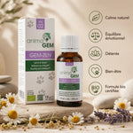 Gem-Zen 15ml AnimaGEM avec bénéfices : calme, équilibre émotionnel, détente et bien-être
