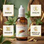 Ginseng Originel 50ml Dioter avec bénéfices : énergie, vitalité, immunité, anti-fatigue
