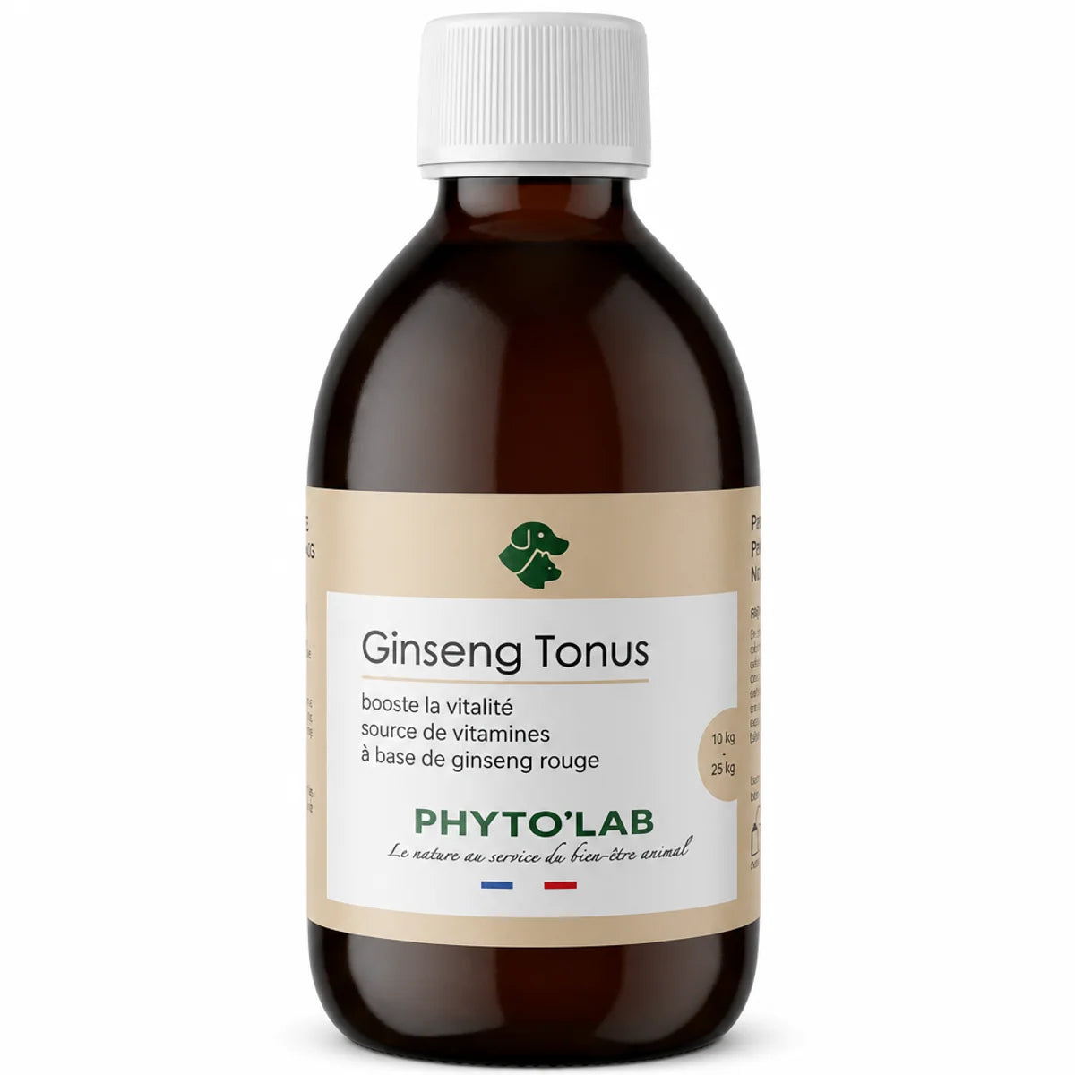 Ginseng Tonus Phyto'Lab 250ml - Complément tonus chien 10-25kg