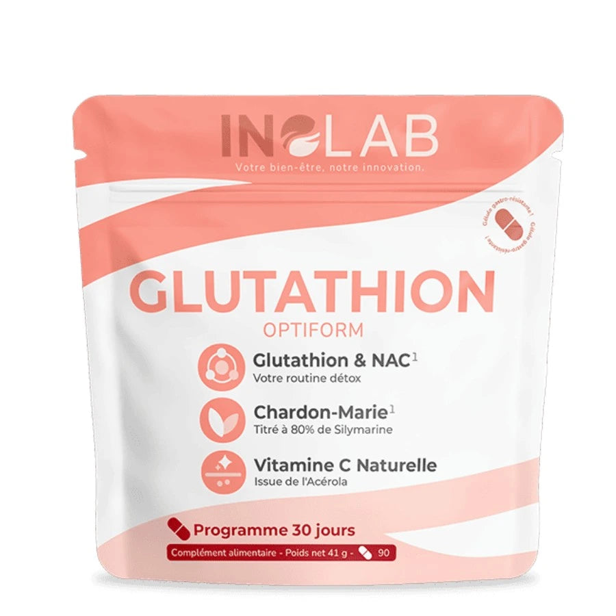 Un sachet de 90 gélules de Glutathion Optiform Inolab