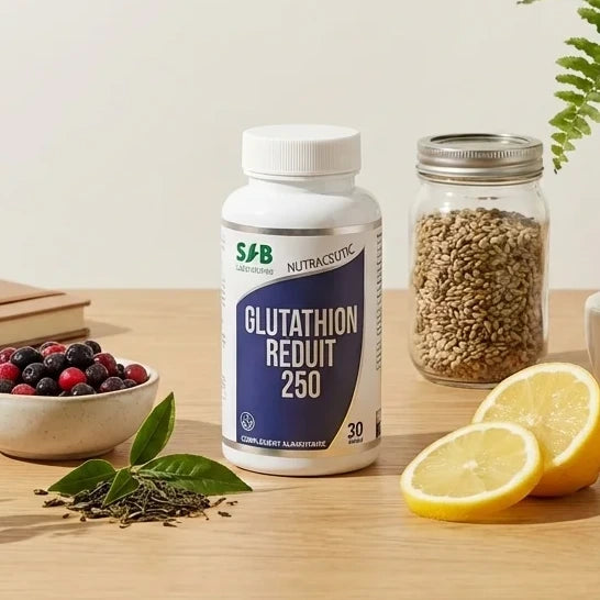 Glutathion Réduit SFB Laboratoires 30 gélules antioxydant naturel sur bureau bien-être