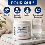Glycine Cristallisée Qualidiet 300g pour sportifs, actifs, seniors et sommeil