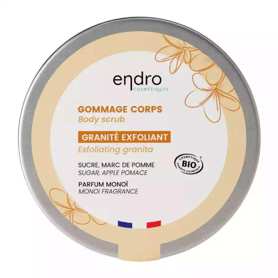 Un gommage pour le corps de la marque Endro