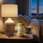 Graines de sommeil bio 60 gélules Graine Sauvage sur table de nuit avec lavande